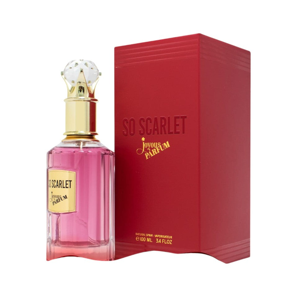 Joyous So Scarlet Eau De Parfum 100ml Spray for Women – Floral Fruity Perfume