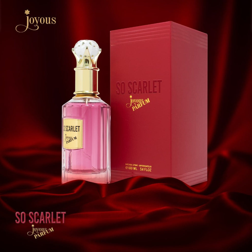 Joyous So Scarlet Eau De Parfum 100ml Spray for Women – Floral Fruity Perfume – product image 3