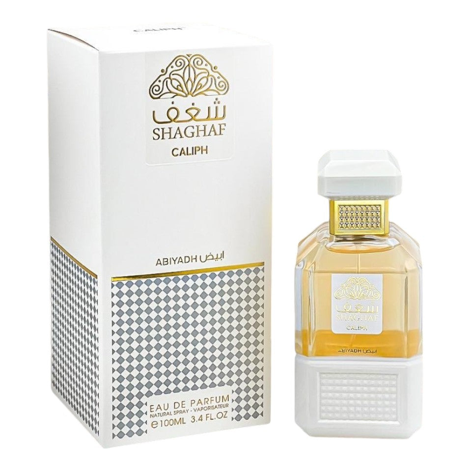 Caliph Shaghaf Abiyadh Eau De Parfum 100ml Spray Unisex Arabic Perfume Long Lasting