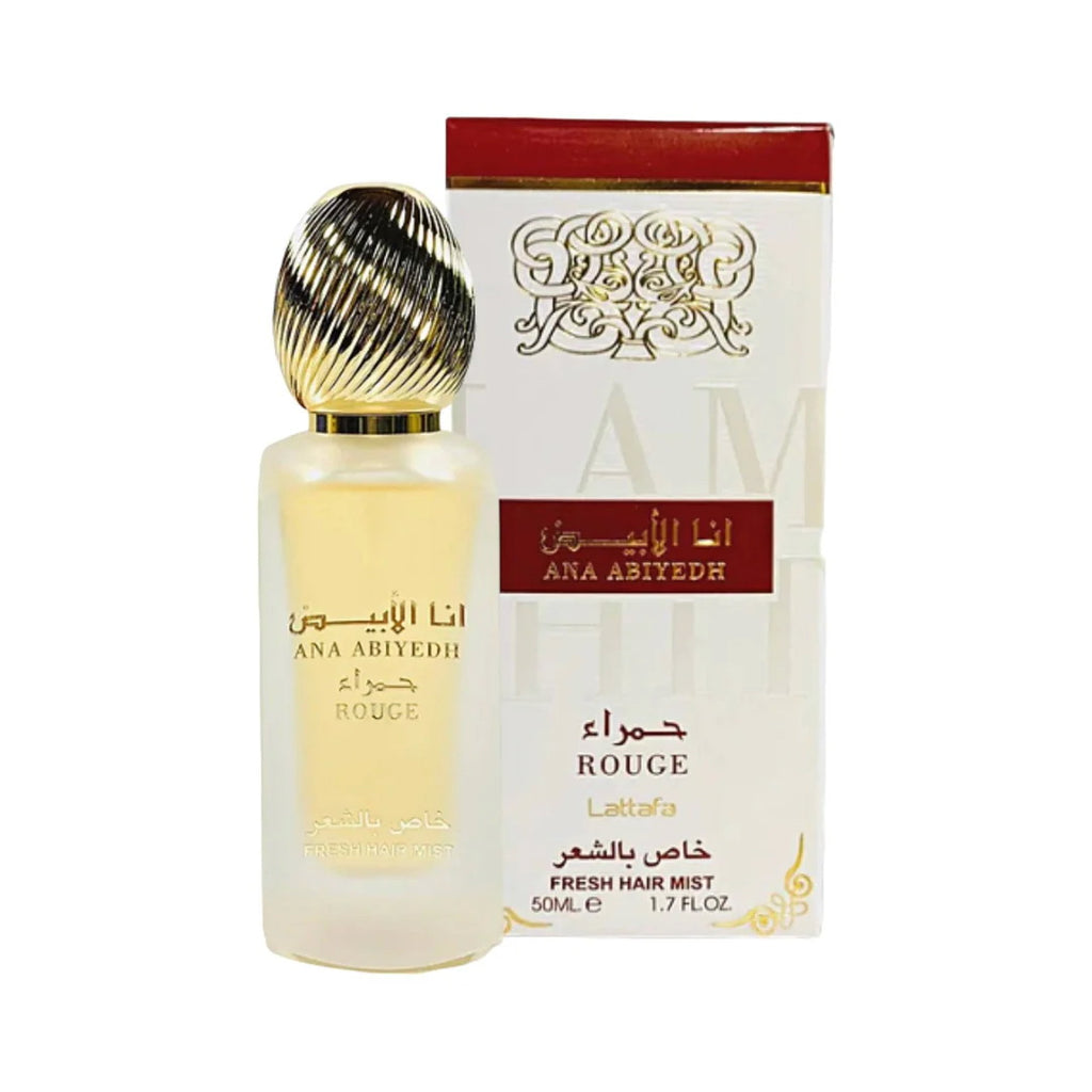Lattafa Ana Abiyedh Hair Mist, 50ml Fragrance Spray