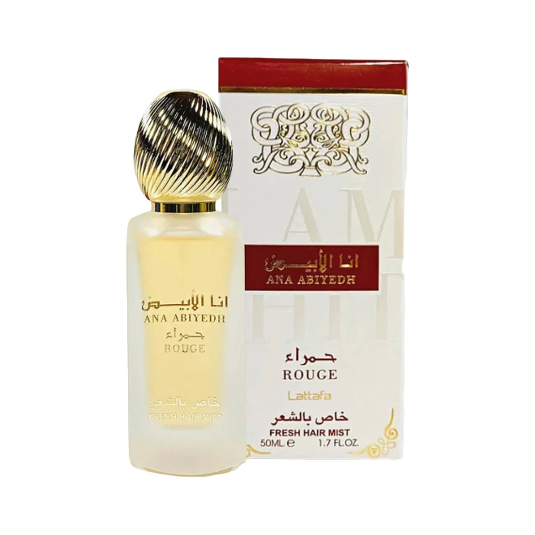 Lattafa Ana Abiyedh Hair Mist, 50ml Fragrance Spray
