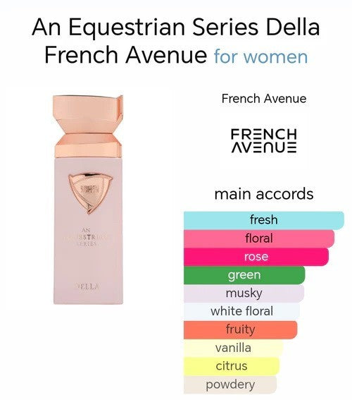 French Avenue Della Equestrian Series Eau de Parfum 100ml Fragrance – product image 2