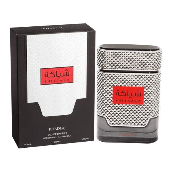 Khadlaj Shiyaaka Silver Eau De Parfum for Men, 100ml