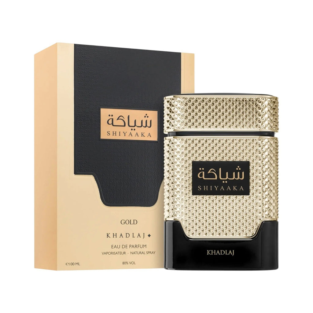 Khadlaj Shiyaaka Gold Eau De Parfum for Men & Women, 100ml Fragrance Spray