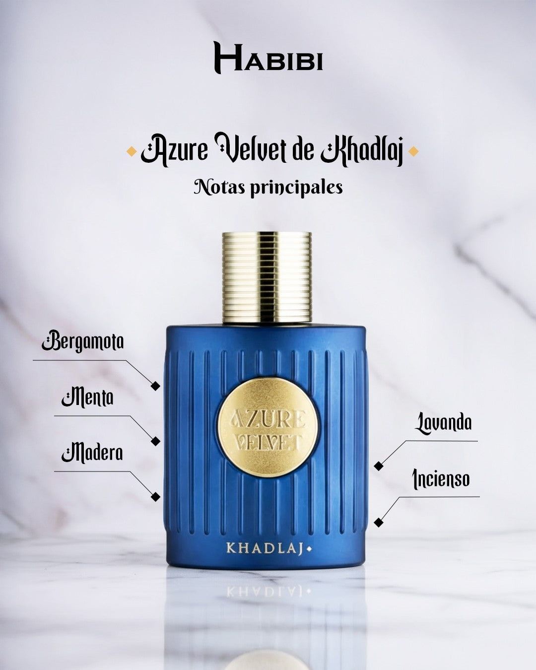 Khadlaj Azure Velvet Extrait de Parfum for Unisex, 100ml – product image 4