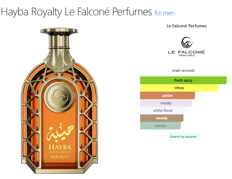 Le Falcone Hayba Royalty Eau De Parfum for Men & Women, 100ml – product image 3