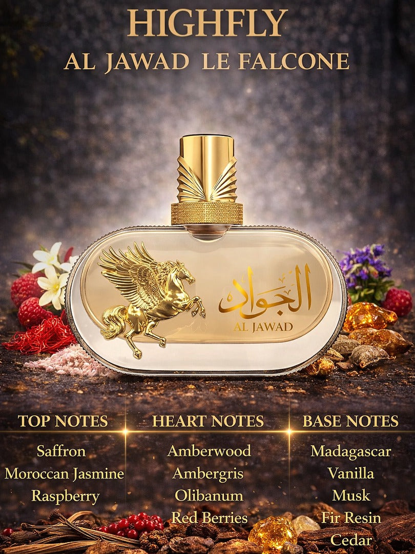 Le Falcone Highfly Al Jawad Eau De Parfum for Men, 80ml Luxury Fragrance – product image 6