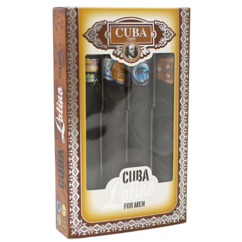 Cuba Latino Men's 4 Piece Gift Set