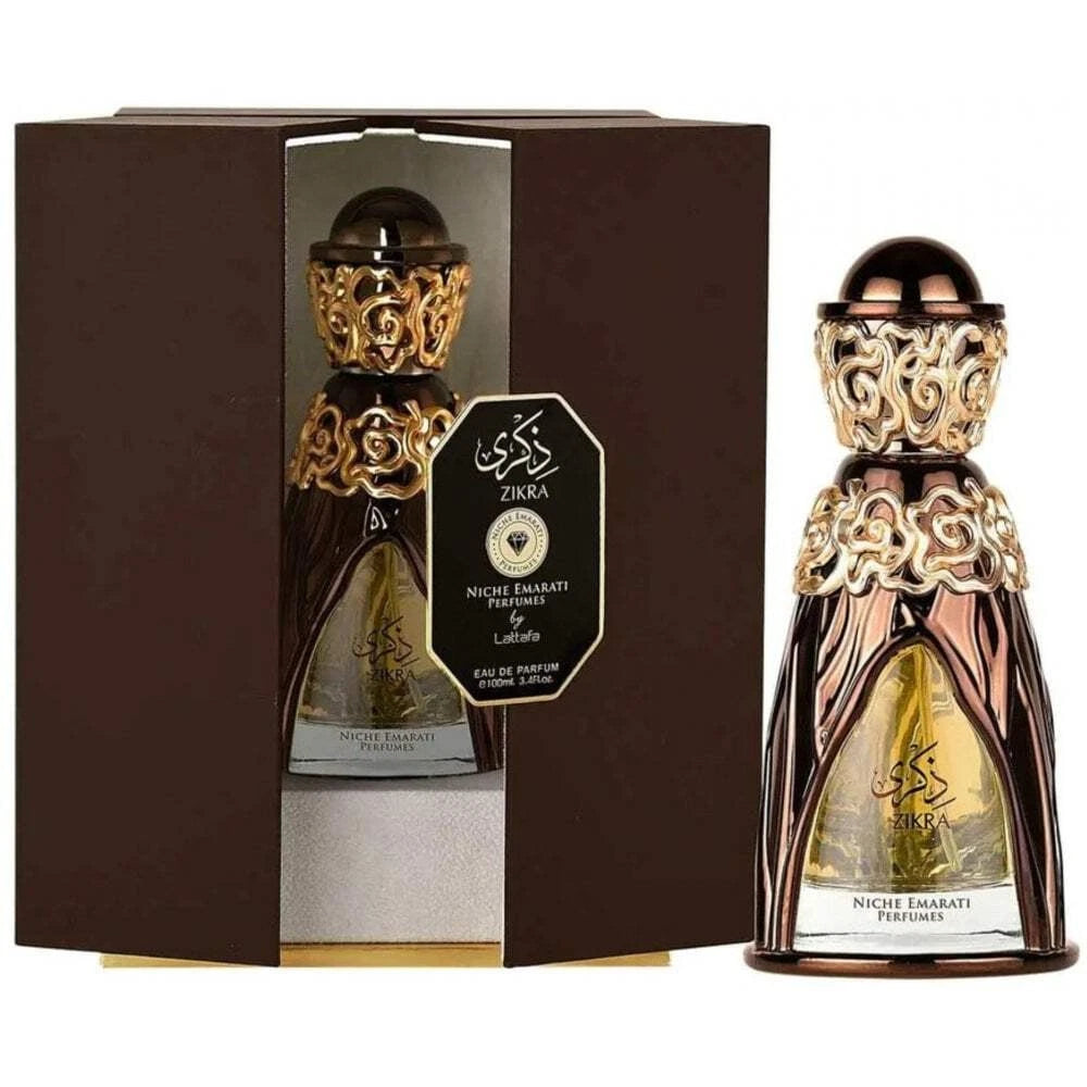 Lattafa Niche Emarati Zikra Eau de Parfum 100ml Luxury Unisex Perfume