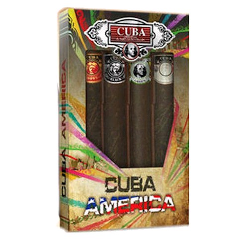 Cuba America Set Black, Green, Brown, And Grey Toilet Water Sprays – 35ml Each