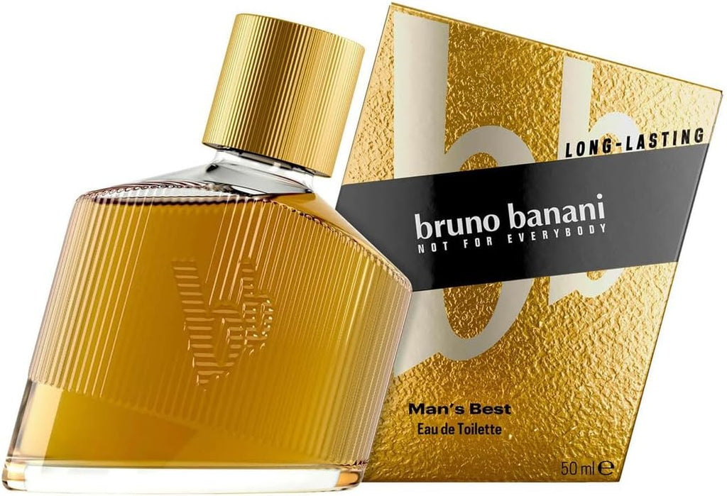 Bruno Banani Man's Best Eau De Toilette for Men 50ml Spicy Fragrance