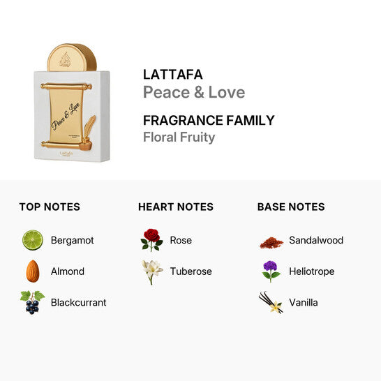 Lattafa Pride Peace & Love Eau de Parfum 100ml Fragrance