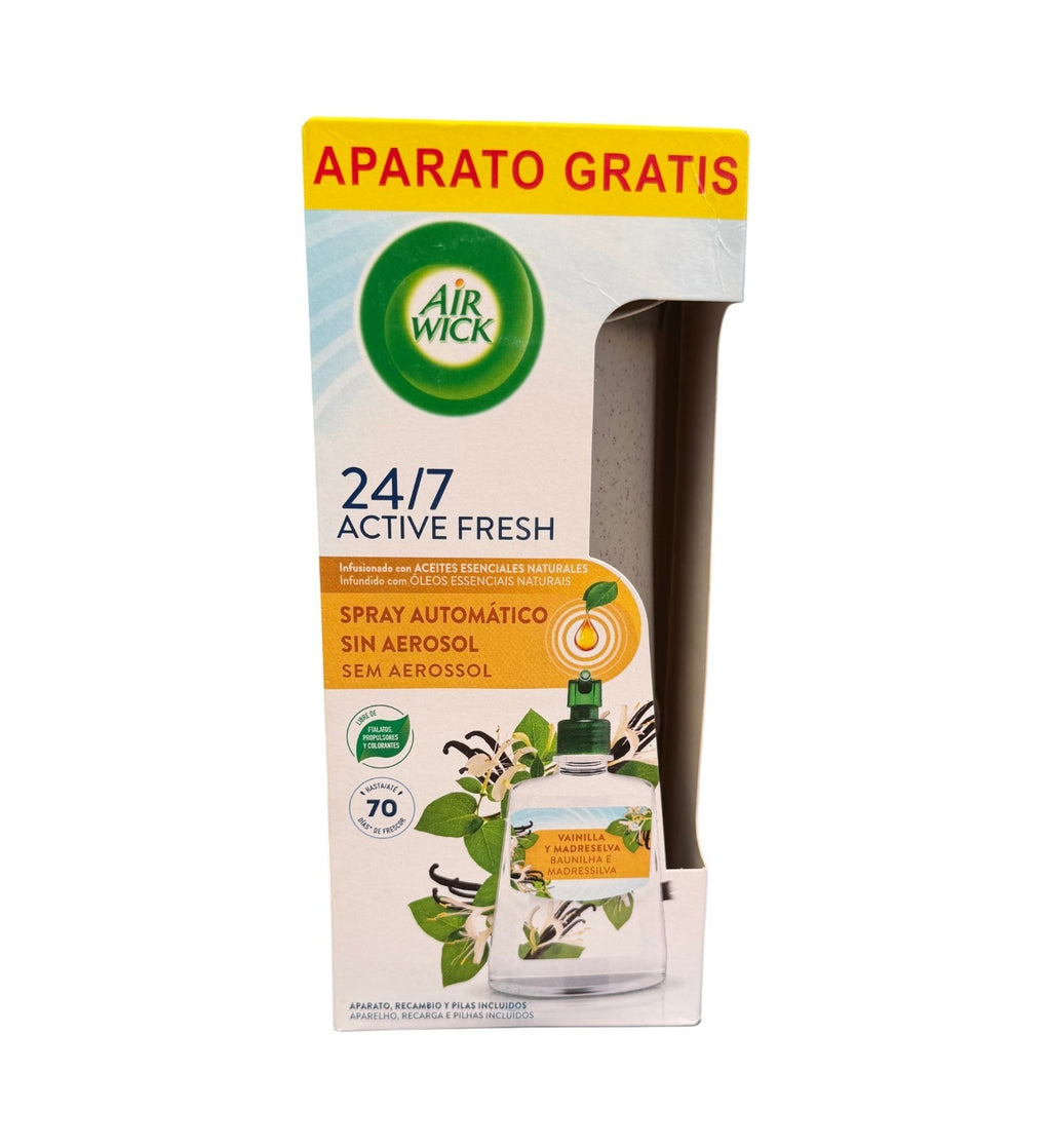 Air Wick Active Fresh Auto Spray Vanilla & Honeysuckle 228ml