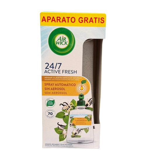 Air Wick Active Fresh Auto Spray Vanilla & Honeysuckle 228ml