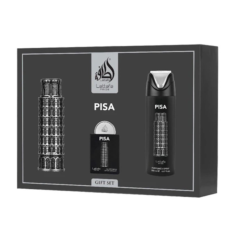 Lattafa Pride Pisa 3-Piece Perfume Gift Set for Women and Men – product image 2