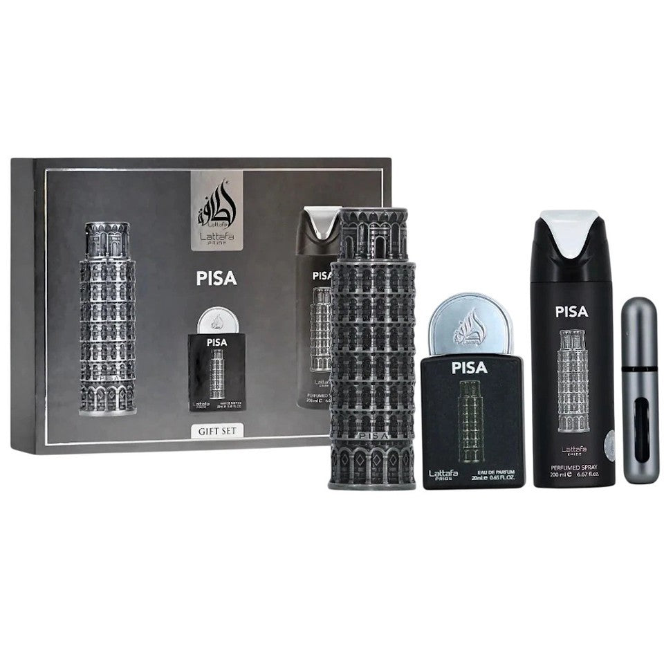 Lattafa Pride Pisa 3-Piece Perfume Gift Set for Women and Men – product image 3
