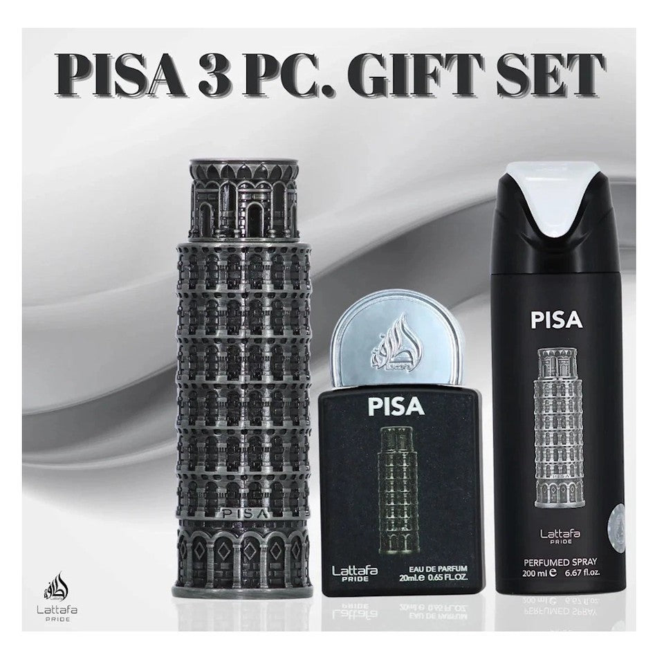 Lattafa Pride Pisa 3-Piece Perfume Gift Set for Women and Men – product image 5
