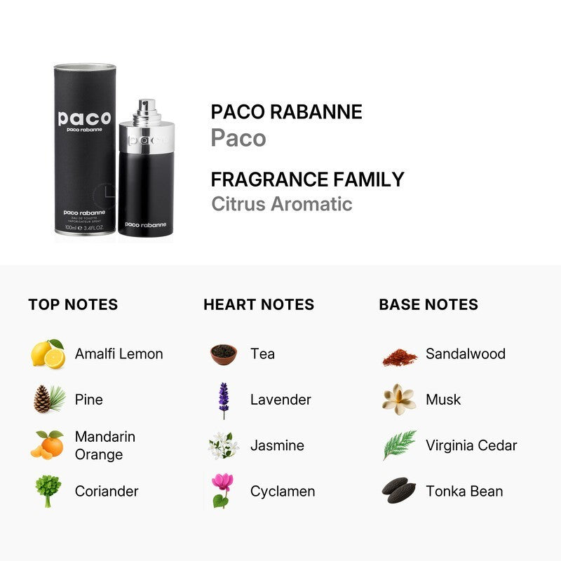 Paco by Paco Rabanne Eau de Toilette for Men 100ml