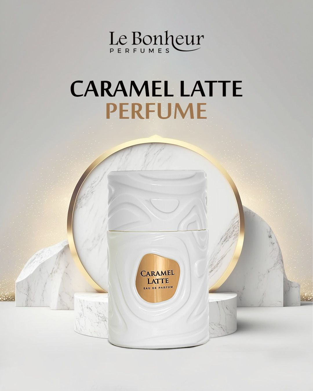 Le Bonheur Caramel Latte Eau De Parfum 100ml - Unisex Sweet Fragrance – product image 6