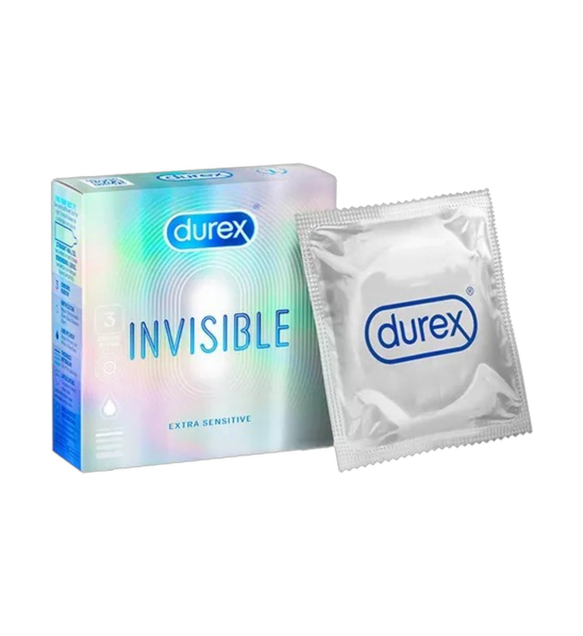 Durex Condoms 3 Pack Invisible