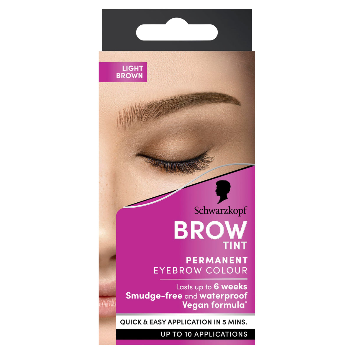 Schwarzkopf Brow Tint – Light Brown Eyebrow Color Kit