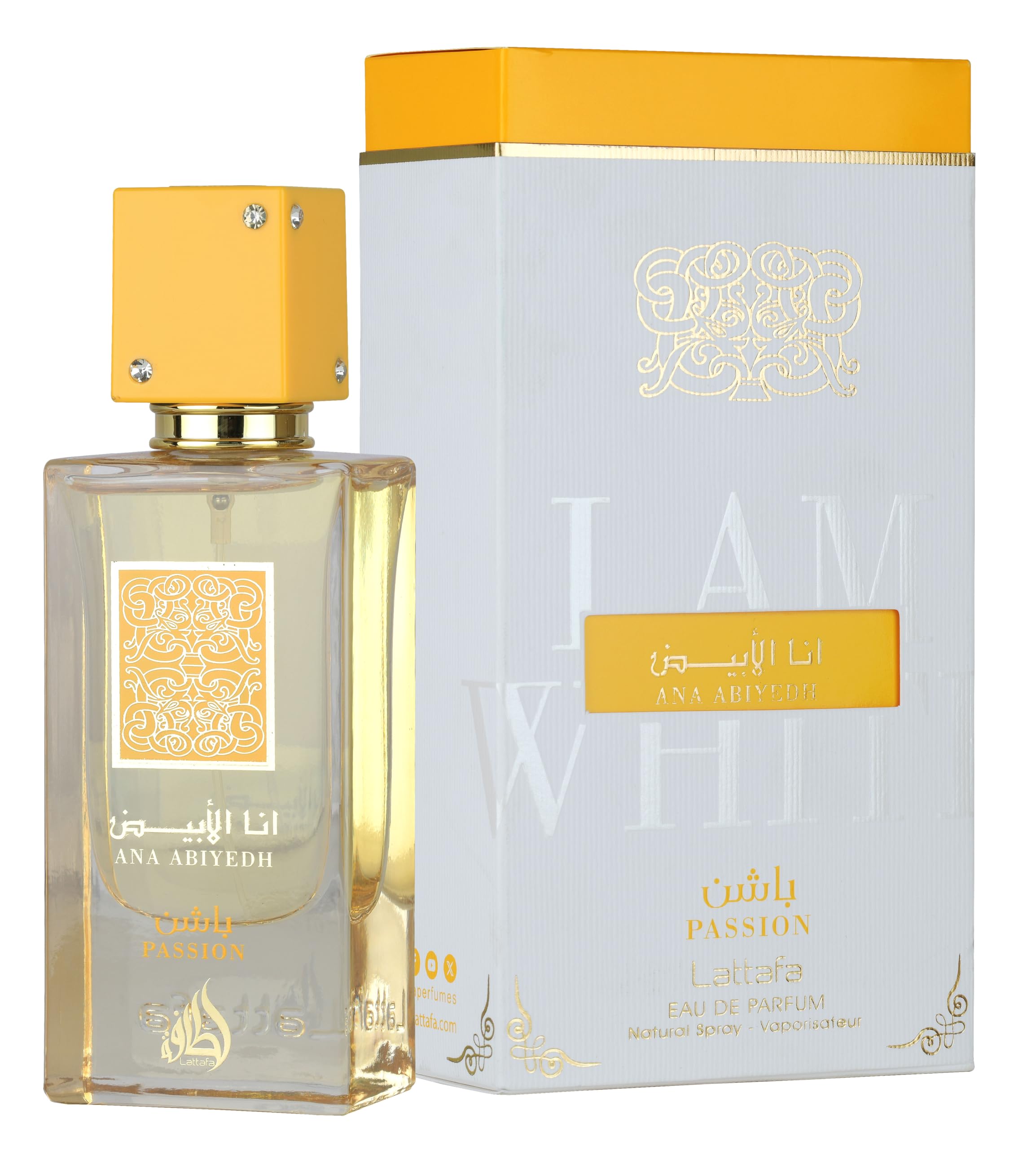 Lattafa Ana Abiyedh Passion Eau de Parfum, 60ml