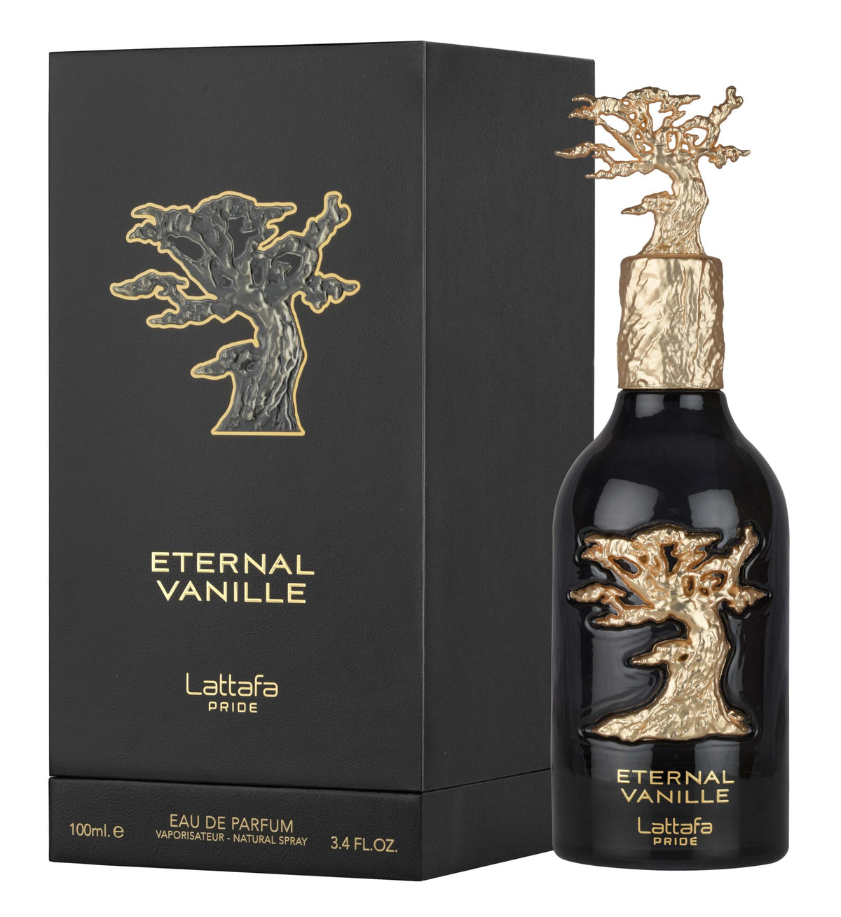 Lattafa Pride Eternal Vanille Eau de Parfum 100ml – Unisex Gourmand Vanilla Perfume with Blackberry, Cocoa, Coconut & Tonka