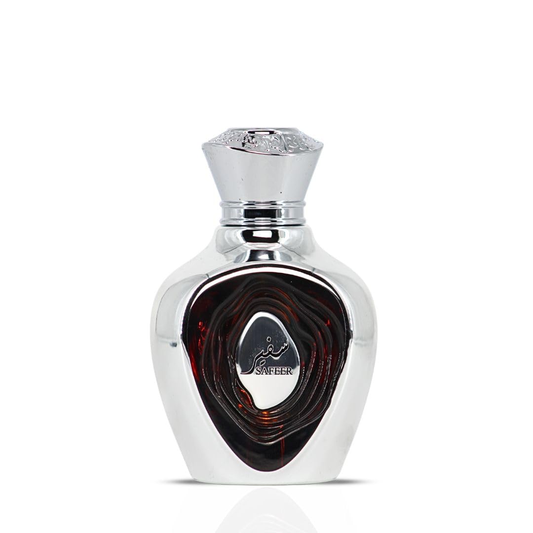 Lattafa Niche Emarati Safeer Men's Eau de Parfum 100ml Woody Spicy Cologne with Bergamot & Juniper Berry