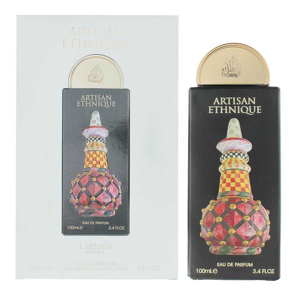 Lattafa Pride Artisan Ethnique Unisex Eau de Parfum Spray, 3.4 oz