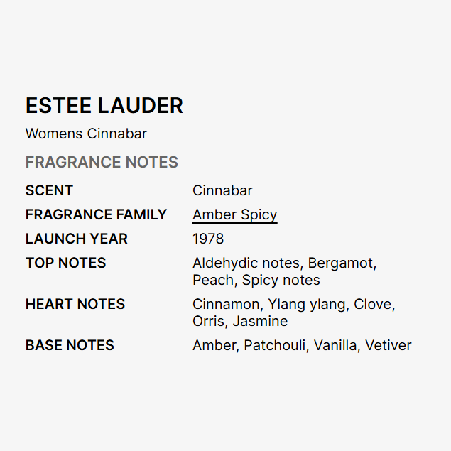 Estée Lauder Cinnabar Eau de Parfum Spray, 50 ml – product image 2