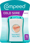 Compeed Cold Sore Patches Fast Healing Hydrocolloid - 15 Pack