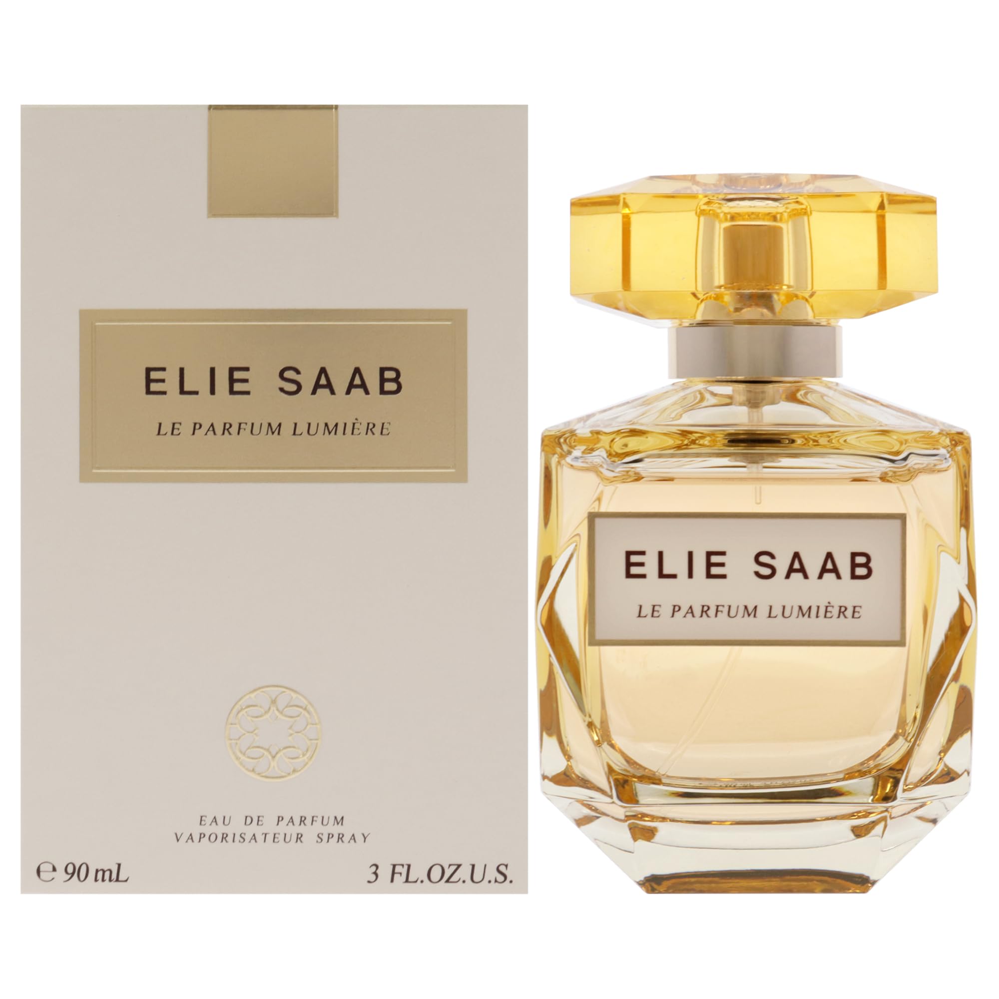 Elie Saab Le Parfum Lumiere for Women Eau de Parfum Spray, 3 oz