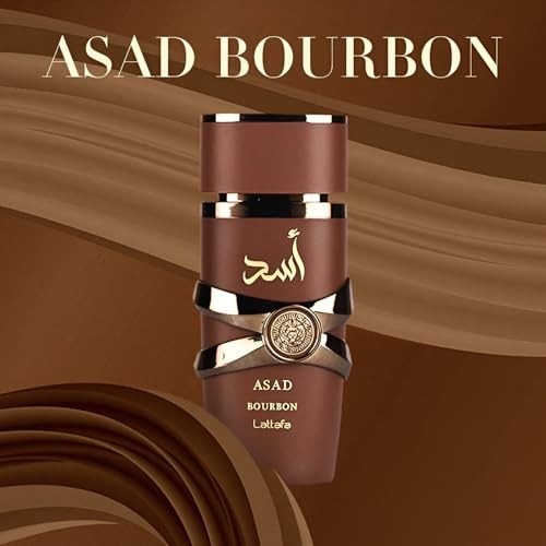 Lattafa Asad Bourbon Eau de Parfum Spray 100ml Fragrance for Men