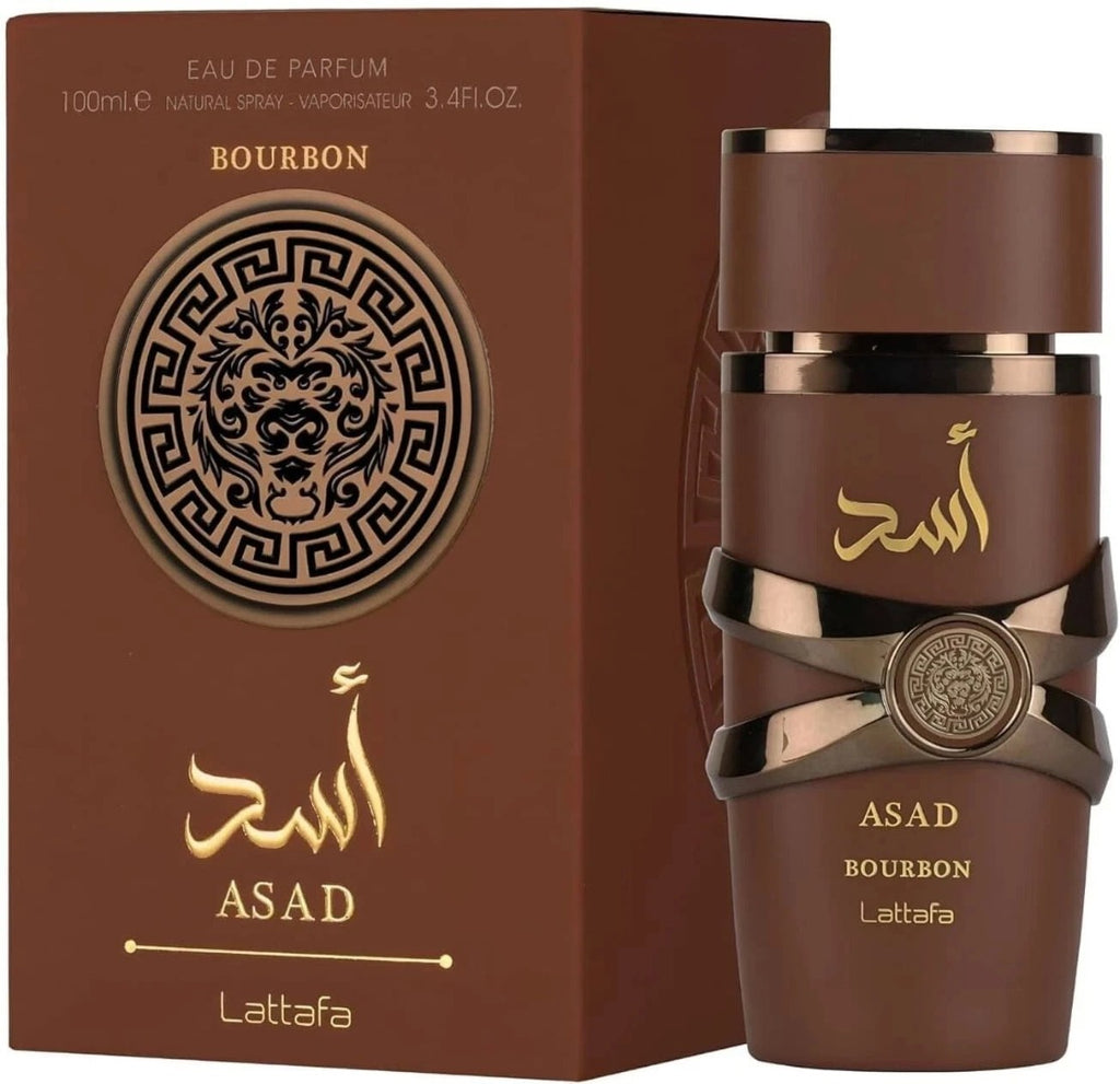 Lattafa Asad Bourbon Eau de Parfum Spray 100ml Fragrance for Men