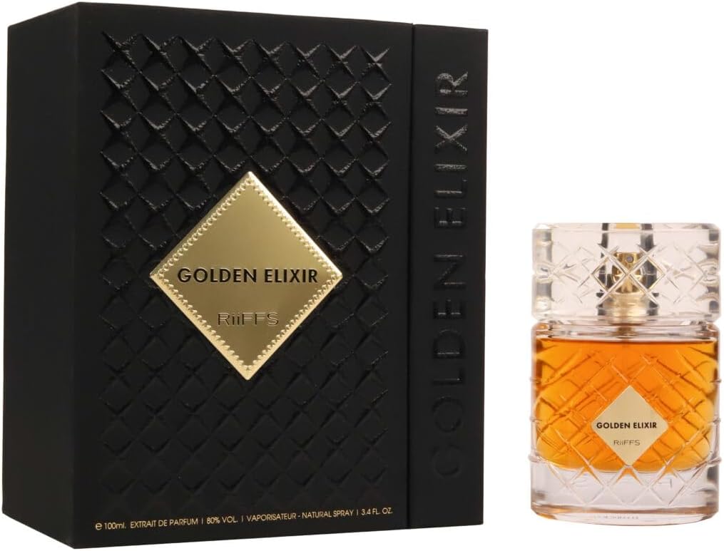 Riiffs Golden Elixir Eau de Parfum 100ml Fragrance for Men & Women