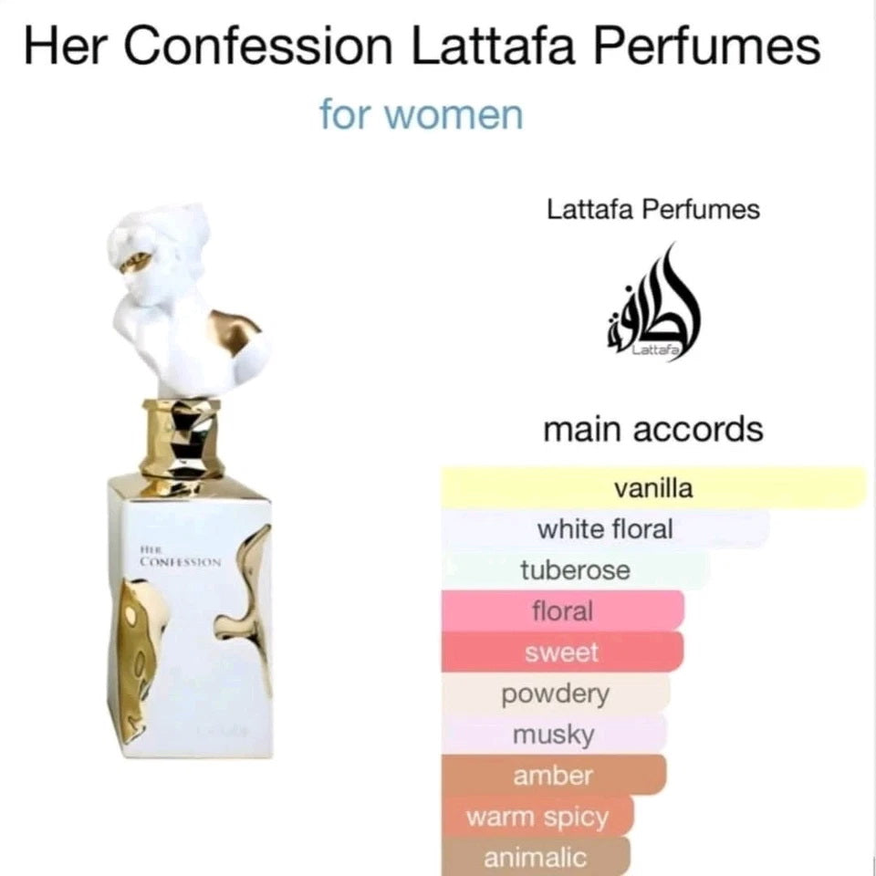 Lattafa Her Confession Eau de Parfum 100ml for Women