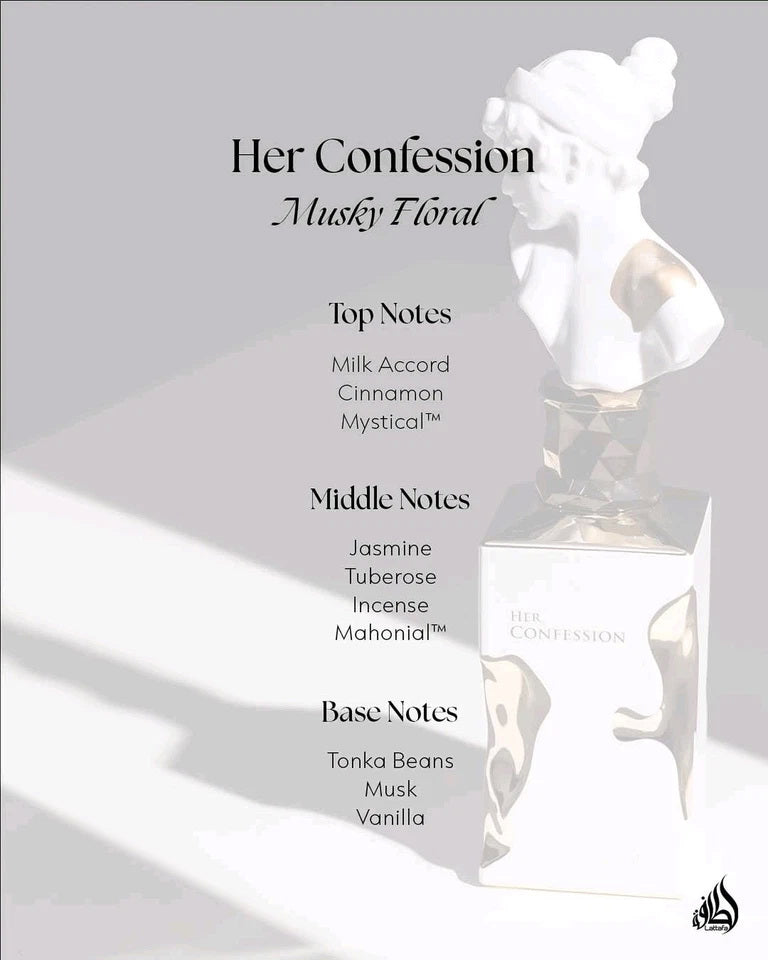Lattafa Her Confession Eau de Parfum 100ml for Women