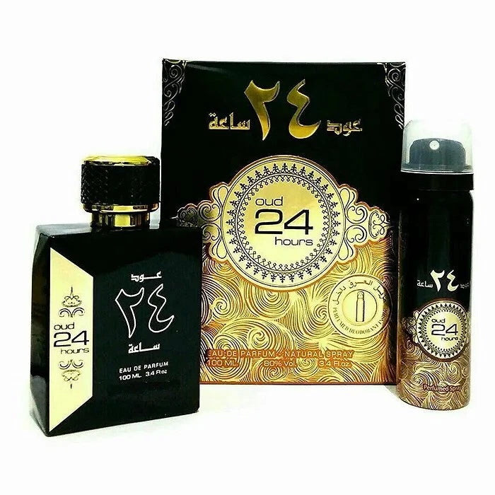 Ard Al Zaafaran Oud 24 Hours EDP 100ml + 50ml Perfumed Spray – product image 6