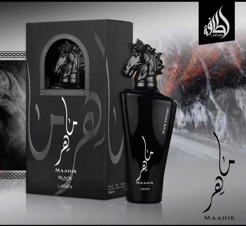 Lattafa Maahir Black Edition Eau de Parfum 100ml Fragrance for Men