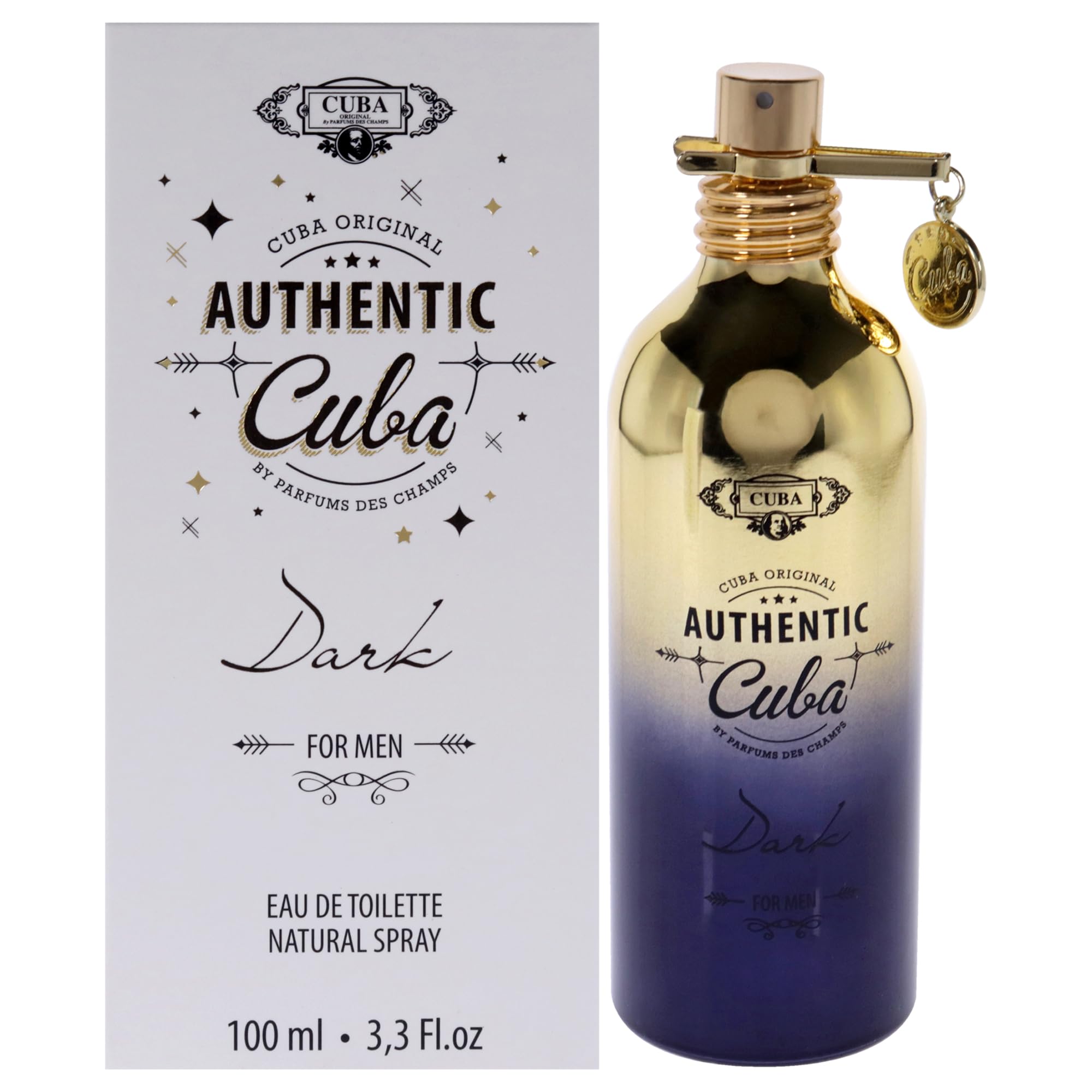 Cuba Original Cuba Authentic Dark for Men Eau de Toilette Spray 100ml