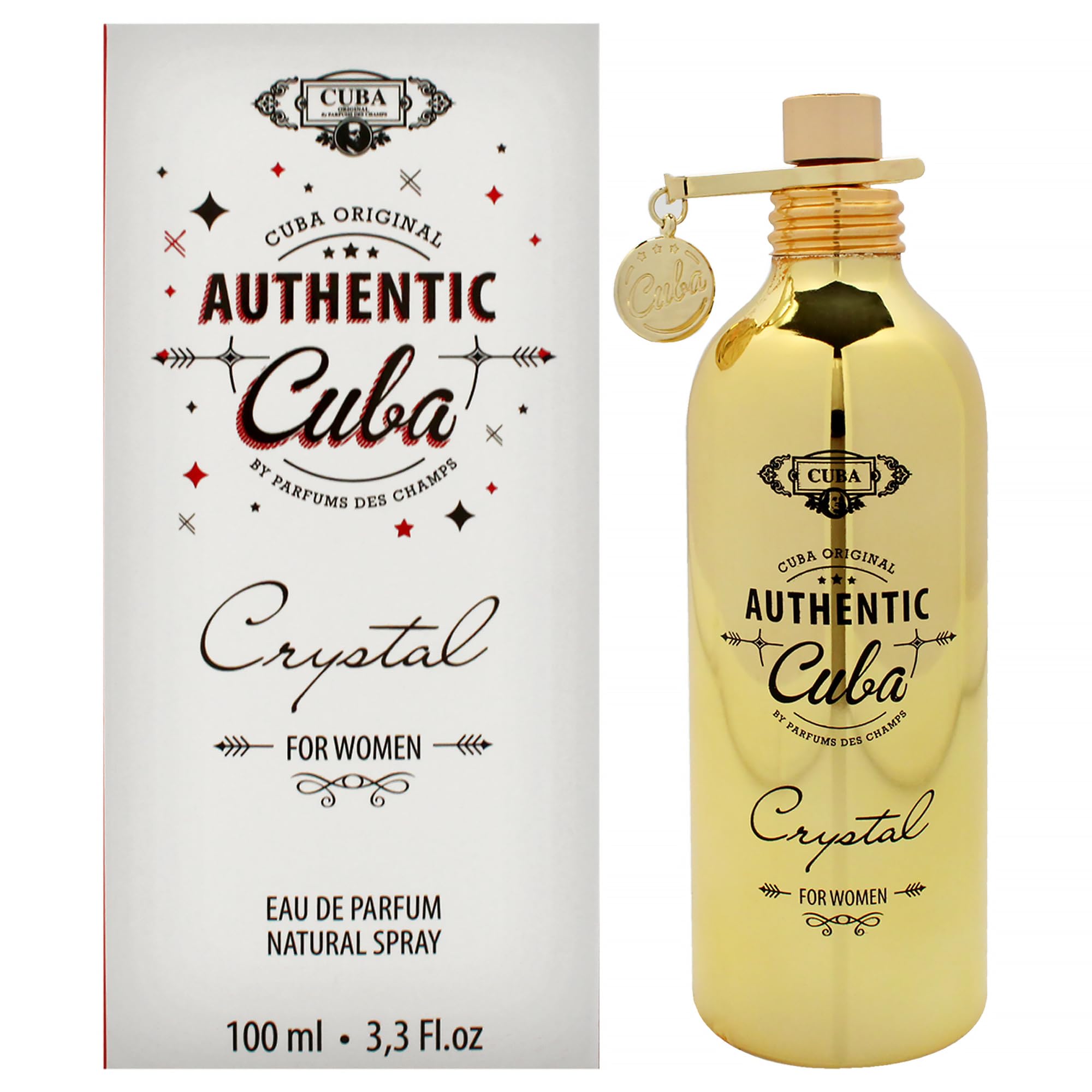 Cuba Original Authentic Crystal Eau de Parfum Spray 100ml