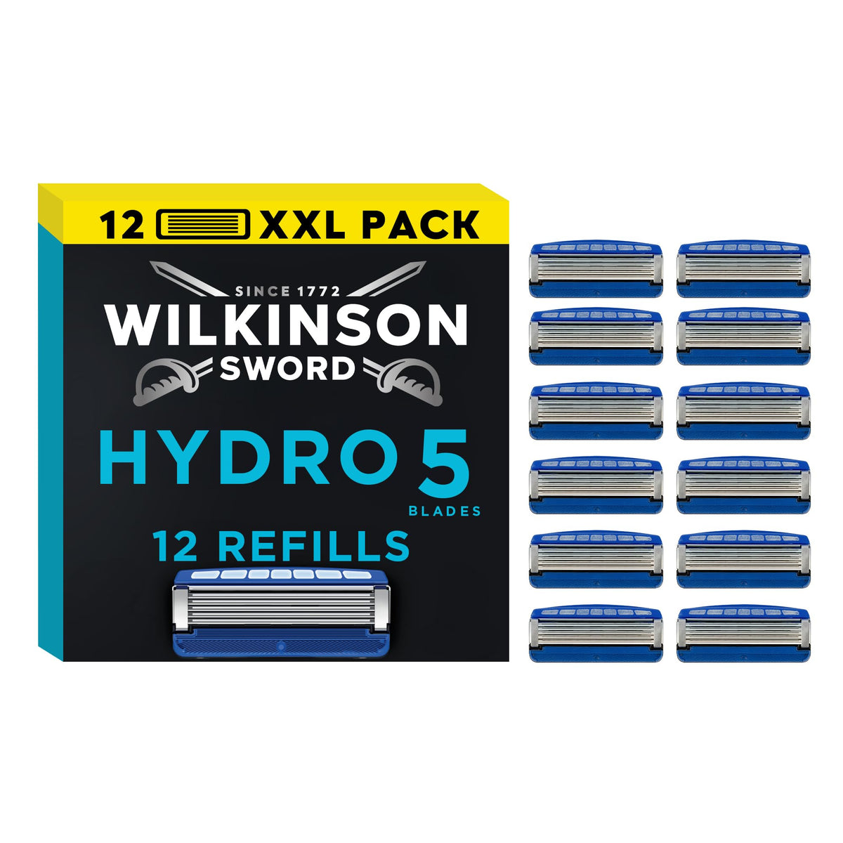 Wilkinson Sword Hydro 5 Blades XXL Pack of 12