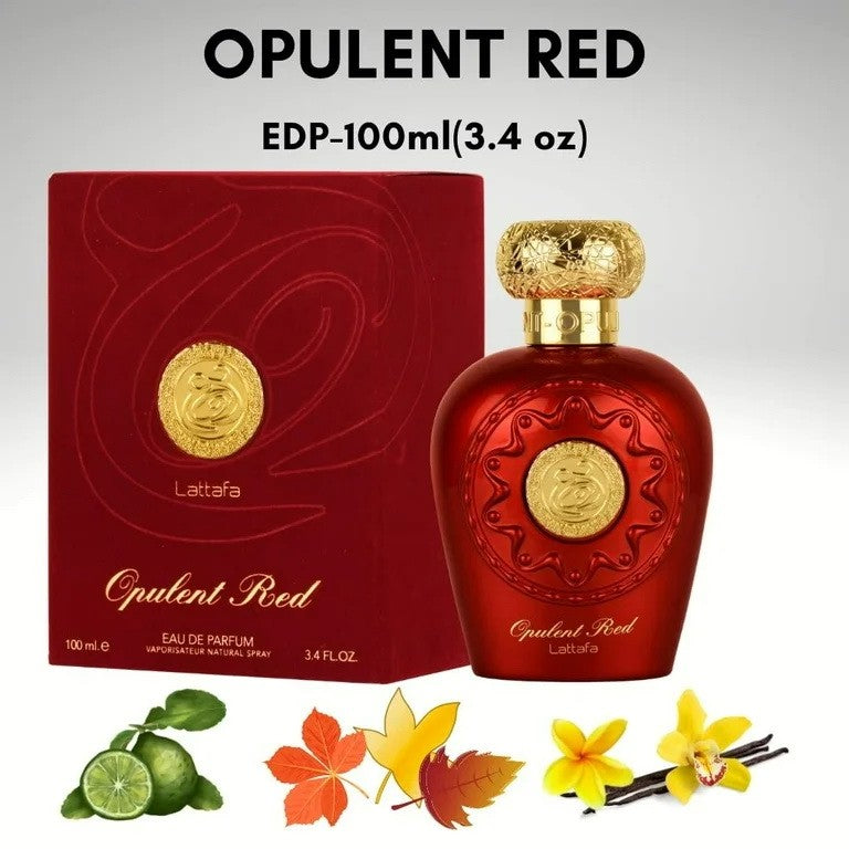 Lattafa Opulent Red Eau de Parfum Spray, 100 ml