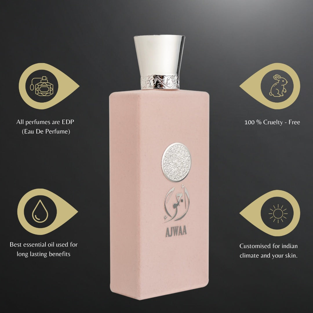 Nusuk Ajwaa Roses Eau de Parfum for Women - 100ml Fragrance Spray