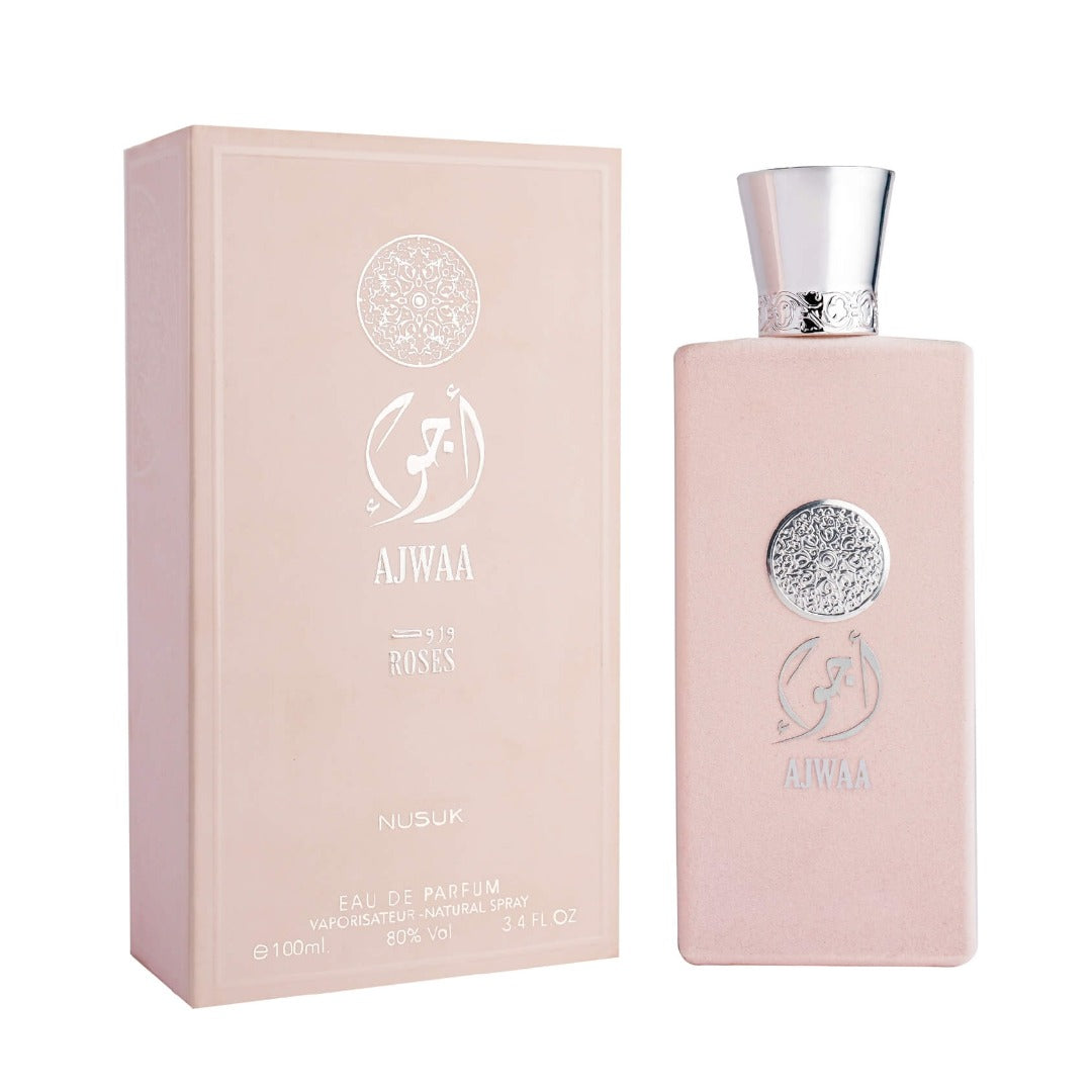 Nusuk Ajwaa Roses Eau de Parfum for Women - 100ml Fragrance Spray