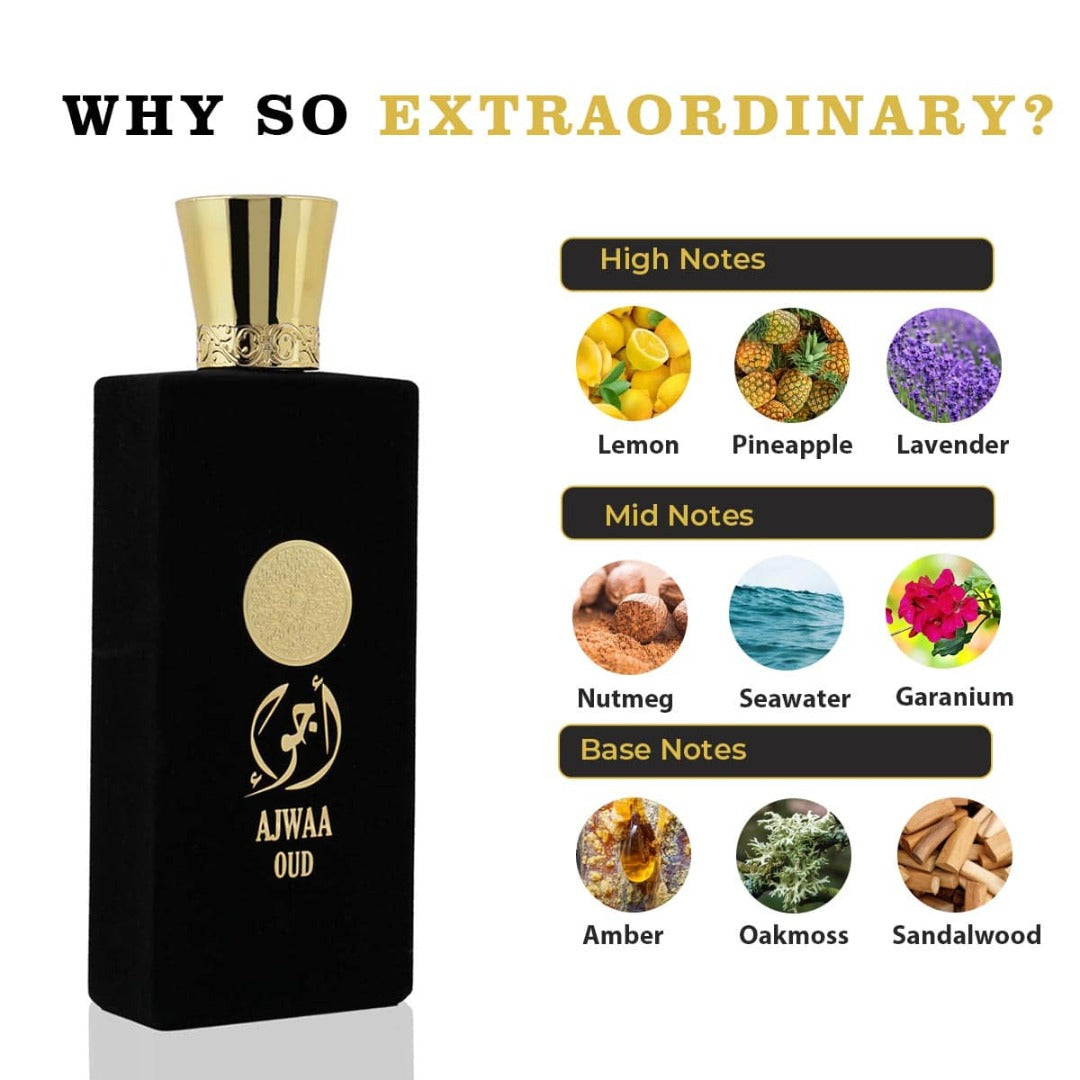 Nusuk Ajwaa Oud Eau de Parfum Spray 100ml