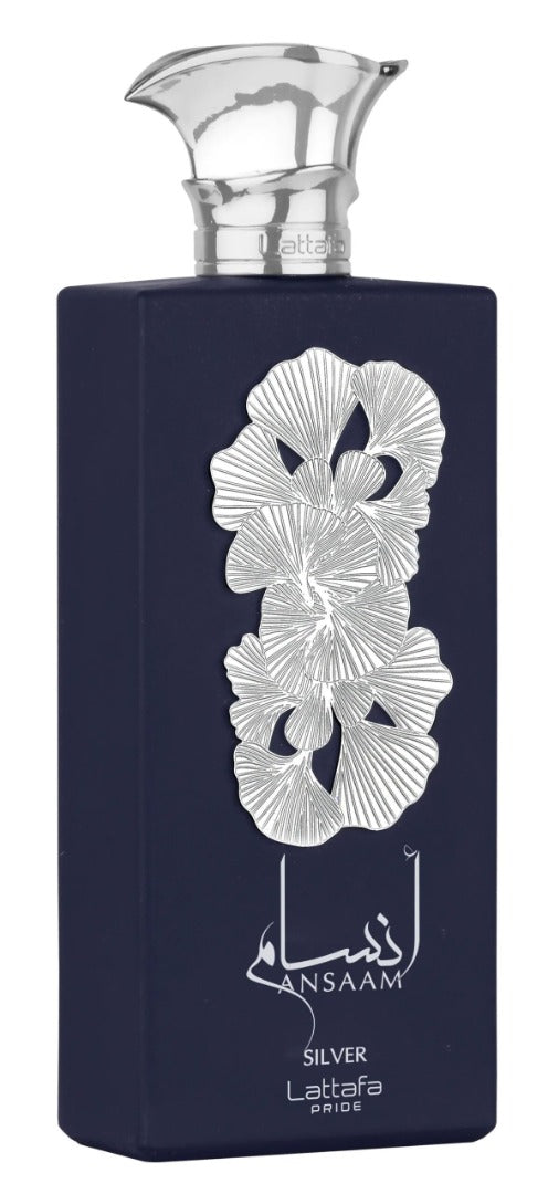 Lattafa Pride Ansaam Silver Eau de Parfum 100ml Fragrance for Men & Women