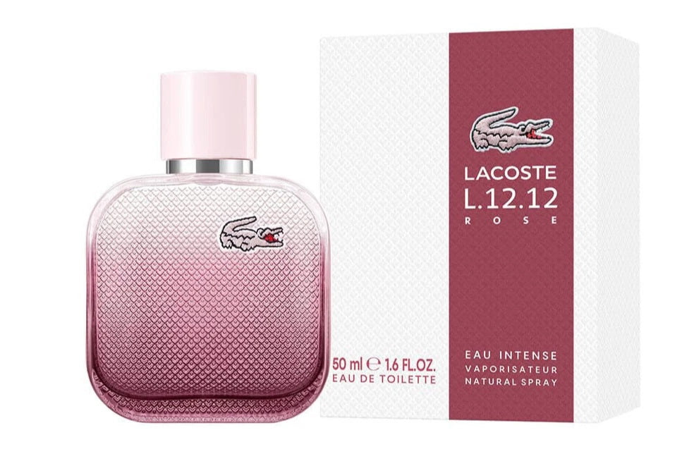 Lacoste L.12.12 Rose Eau de Toilette for Women, 50ml