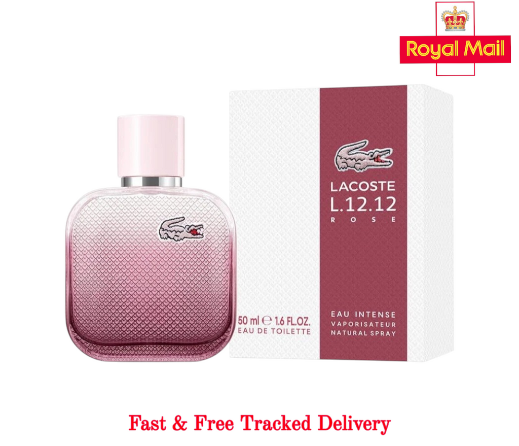 Lacoste L.12.12 Rose Eau de Toilette for Women, 50ml