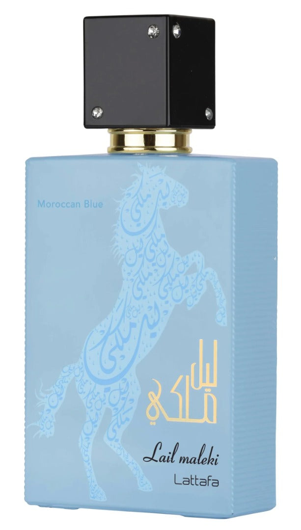 Lattafa Lail Maleki Moroccan Blue Eau de Parfum 100ml Fragrance